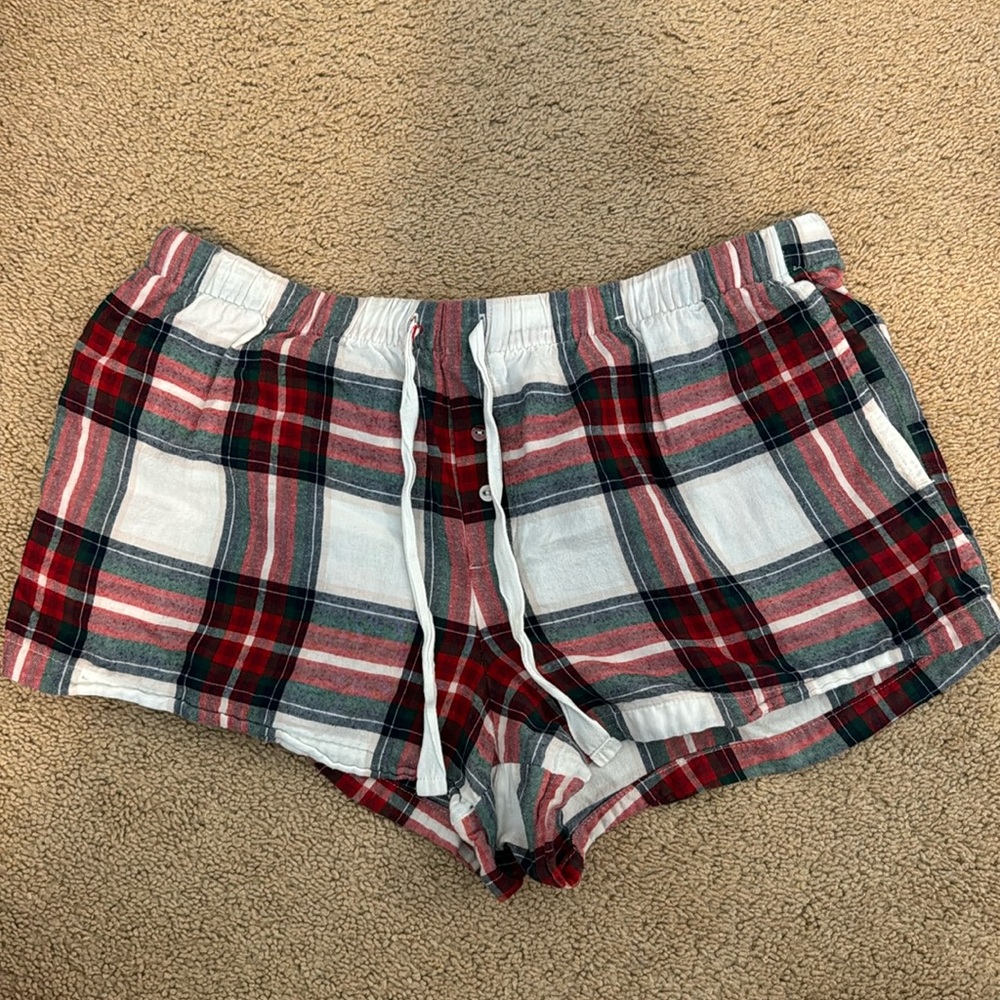 Flannel PJ Shorts